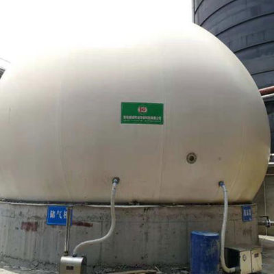 Kalite  PES PVC PDFE Double Membrane Biogas Holder Gas Holder In Biogas Plant fabrika
