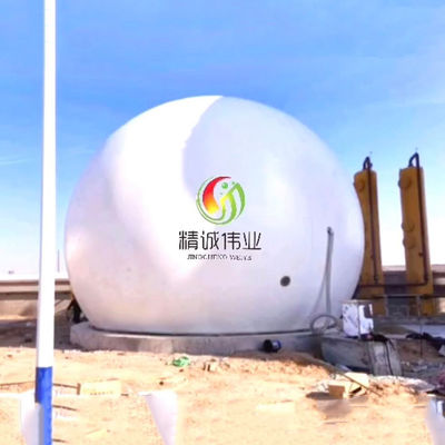 Biyogaz gaz tutucusu için esnek çift zarlı gaz depolama tankı