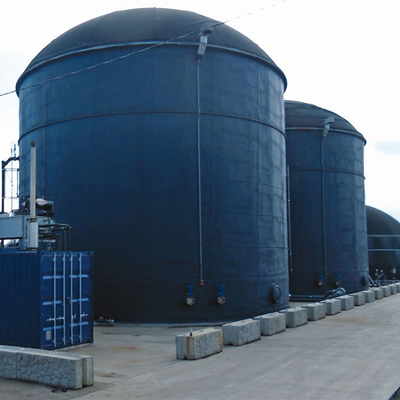 Yenilenebilir Enerji Anaerobik Digester Q235B Çelik Plakasıyla
