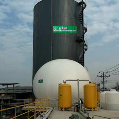 Atıksu Arıtımı için Biyogaz Tesisi 0.7mm-1.5mm Gaz Tutucu