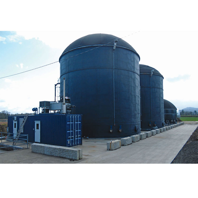 Q355B Q235B Çelik plaka Anaerobik Digester Tank Yerel kurulum