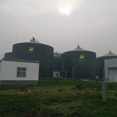N2O Gobar Gaz Balonu Biyogaz Tesisi Projesi Anaerobik Sindirim Tankı