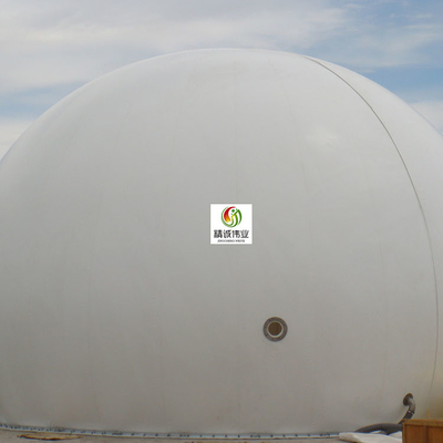 Yüksek Uçucu Biyogaz Tutucu PVC Metan Gazı Depolama Tankı Kontrol Alanı