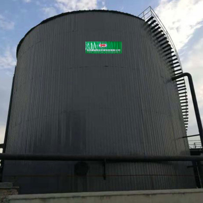 CH4 Anaerobik Digester Tank CO2 Biodigester Tesisi Sürekli Karıştırılmış Tank Biyoreaktör