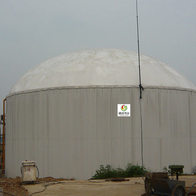 CH4 Anaerobik Digester Tank CO2 Biodigester Tesisi Sürekli Karıştırılmış Tank Biyoreaktör