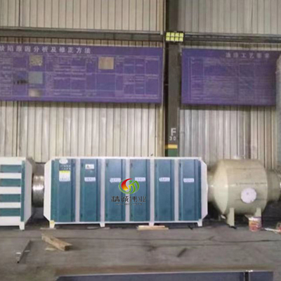 Düzenlenebilir işleme basıncı ve kapasitesi olan atık gaz arıtıcı