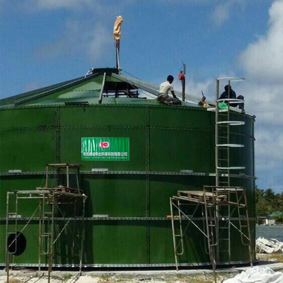 Sığır Çiftlikleri için CSTR Anaerobik Digester Septik Tank Anaerobik Sindirim Tankı