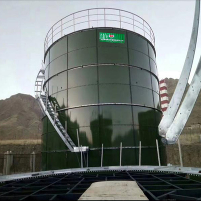 800m3 Anaerobik Digester Tankı CSTR Advanced Waste Digester Biyogaz Tankı