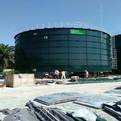 800m3 Anaerobik Digester Tankı CSTR Advanced Waste Digester Biyogaz Tankı