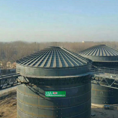 AAT 800m3 Biyogaz Digester Tankı RNG Anaerobik Digester Septik Tank